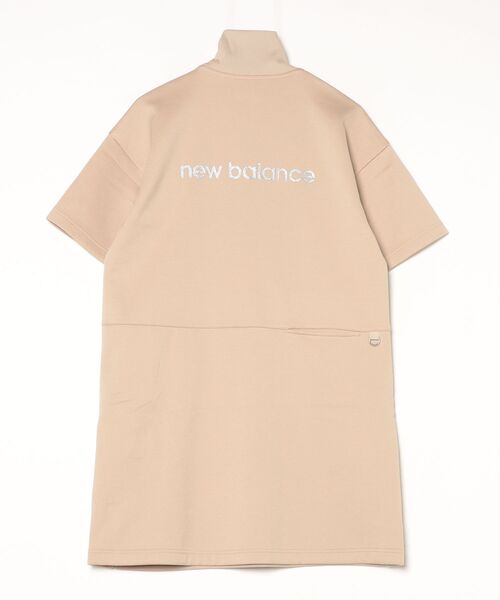 NEW BALANCE（ニューバランス）の「ニューバランス New Balance SWEAT HALF ZIP ONE-PIECE（ワンピース・レディース・ブラック/ベージュ・XL/M/L）」の3枚目の写真