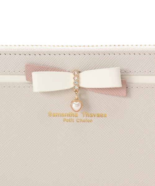 バイカラーリボン 長財布（財布）｜Samantha Thavasa Petit Choice