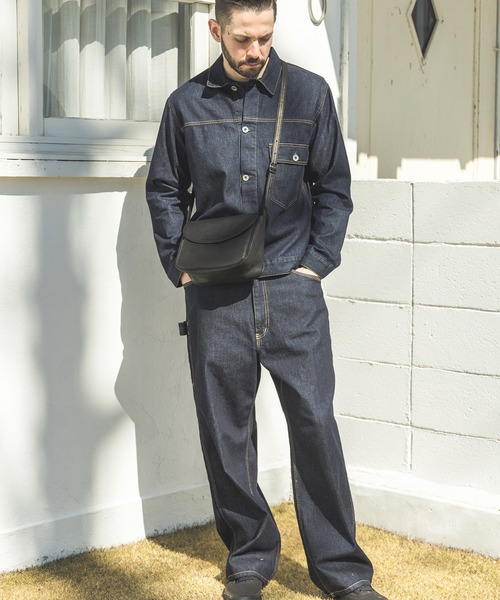 MR.OLIVE（ミスターオリーブ）の「MR.OLIVE/ミスターオリーブ IMPERMA-LEATHER / NEAT SHOULDER BAG ショルダーバッグ（ショルダーバッグ・メンズ・ブラウン/ブラック・FREE）」の10枚目の写真