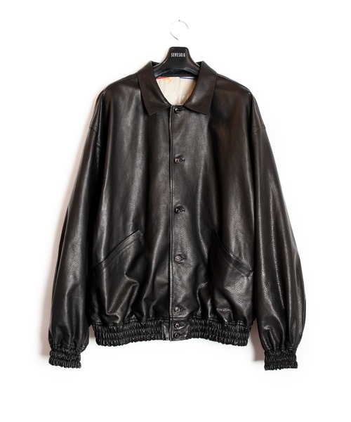 SEVESKIG(セヴシグ)の「SEVESKIG/セブシグ/LEATHER SHIRTS_SH-SV-NRS-1007(シャツ/ブラウス・メンズ・ブラック・SMALL/MEDIUM/LARGE/X-LARGE)」の1枚目の写真