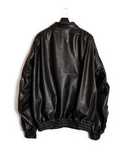 SEVESKIG(セヴシグ)の「SEVESKIG/セブシグ/LEATHER SHIRTS_SH-SV-NRS-1007(シャツ/ブラウス・メンズ・ブラック・SMALL/MEDIUM/LARGE/X-LARGE)」の2枚目の写真