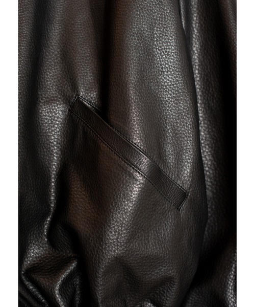 SEVESKIG(セヴシグ)の「SEVESKIG/セブシグ/LEATHER SHIRTS_SH-SV-NRS-1007(シャツ/ブラウス・メンズ・ブラック・SMALL/MEDIUM/LARGE/X-LARGE)」の5枚目の写真