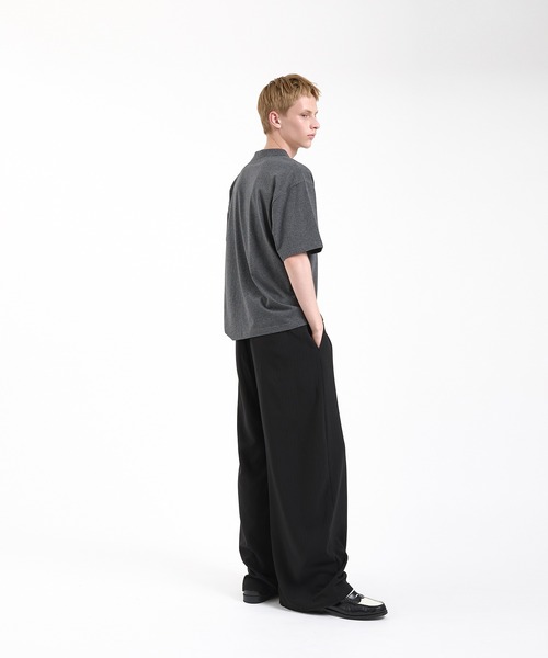 Regen Glanz（レーゲングランツ）の「henry design T-shirt/ヘンリーデザインTシャツ（Tシャツ/カットソー・メンズ・グレー/ブラック・LARGE/SMALL/MEDIUM）」の10枚目の写真