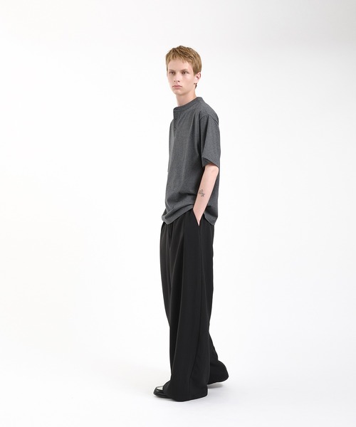 Regen Glanz（レーゲングランツ）の「henry design T-shirt/ヘンリーデザインTシャツ（Tシャツ/カットソー・メンズ・グレー/ブラック・LARGE/SMALL/MEDIUM）」の11枚目の写真