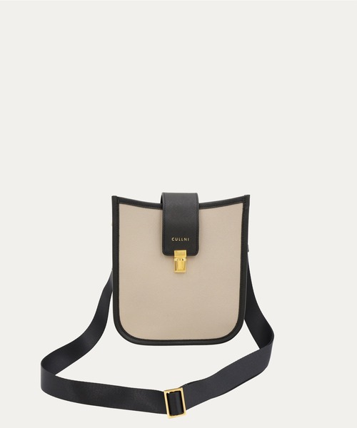 CULLNI(クルニ)の「Clasp lock Leather Mini Shoulder Bag(ショルダーバッグ・メンズ・ブルーグリーン/ブラウン系/ブラック/グレー/オフホワイト・ONESIZE)」の3枚目の写真