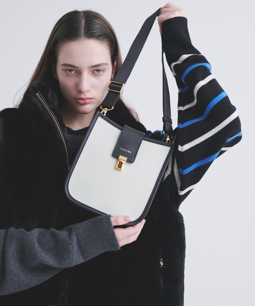 CULLNI ショルダーバッグ Square leather shoulder bag（ショルダーバッグ）｜CULLNI