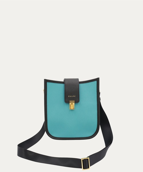 CULLNI(クルニ)の「Clasp lock Leather Mini Shoulder Bag(ショルダーバッグ・メンズ・ブルーグリーン/ブラウン系/ブラック/グレー/オフホワイト・ONESIZE)」の5枚目の写真