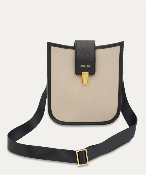 CULLNI(クルニ)の「Clasp lock Leather Mini Shoulder Bag(ショルダーバッグ・メンズ・ブルーグリーン/ブラウン系/ブラック/グレー/オフホワイト・ONESIZE)」の11枚目の写真