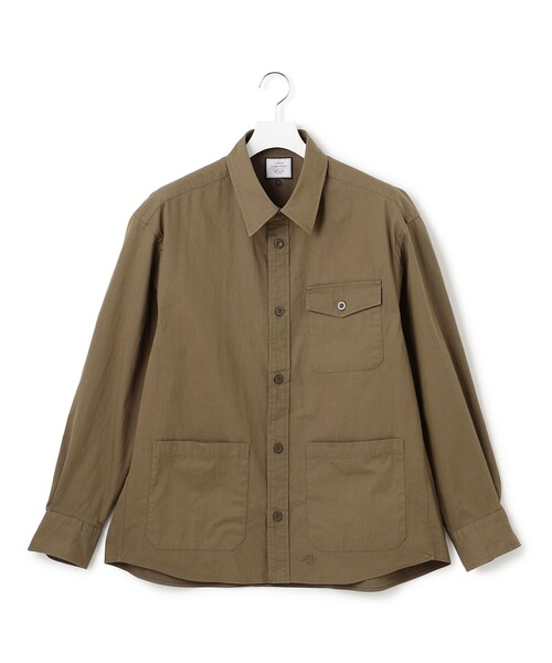 J.PRESS YORK STREET（ジェイプレスヨークストリート）の「【UNISEX】カバーオール シャツアウター（シャツ/ブラウス・メンズ・イエロー系/ブラック系/カーキ系・LARGE/MEDIUM/SMALL）」の2枚目の写真