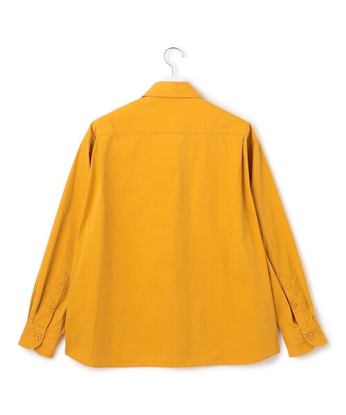 J.PRESS YORK STREET（ジェイプレスヨークストリート）の「【UNISEX】カバーオール シャツアウター（シャツ/ブラウス・メンズ・イエロー系/ブラック系/カーキ系・LARGE/MEDIUM/SMALL）」の4枚目の写真