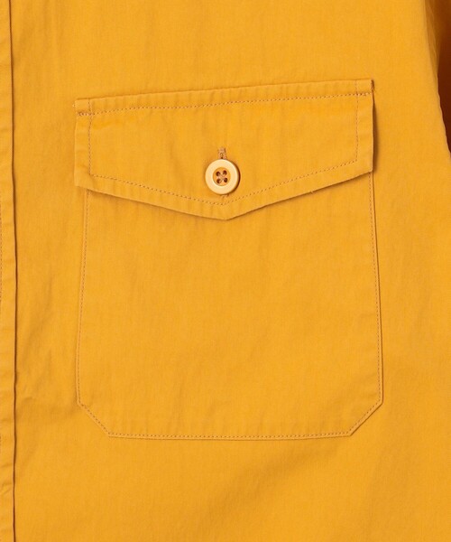 J.PRESS YORK STREET（ジェイプレスヨークストリート）の「【UNISEX】カバーオール シャツアウター（シャツ/ブラウス・メンズ・イエロー系/ブラック系/カーキ系・LARGE/MEDIUM/SMALL）」の8枚目の写真