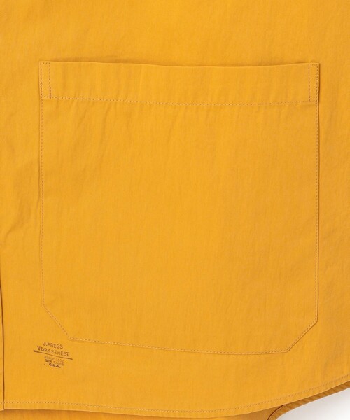 J.PRESS YORK STREET（ジェイプレスヨークストリート）の「【UNISEX】カバーオール シャツアウター（シャツ/ブラウス・メンズ・イエロー系/ブラック系/カーキ系・LARGE/MEDIUM/SMALL）」の9枚目の写真