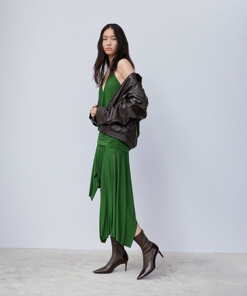 CHARLES & KEITH（チャールズ & キース）の「ポインテッドトゥ スティレットヒールアンクルブーツ（ブーツ・レディース・ブラック系その他7/ダークブラウン/オフホワイト・23.5cm/23cm/24.5cm/22.5cm/25.5cm/25cm）」の14枚目の写真