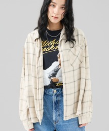 REMI RELIEF | 【REMI RELIEF / レミレリーフ】レーヨンツイルチェックレギュラー シャツ / ユニセックス(シャツ/ブラウス)