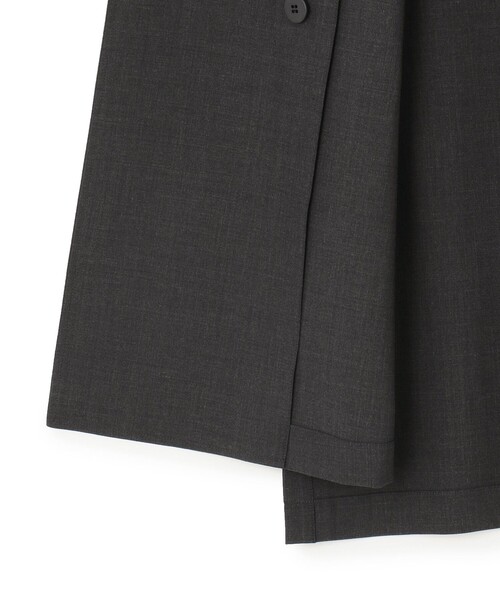 セール】【洗える】TWマットクロス テーラード ジレ（その他アウター