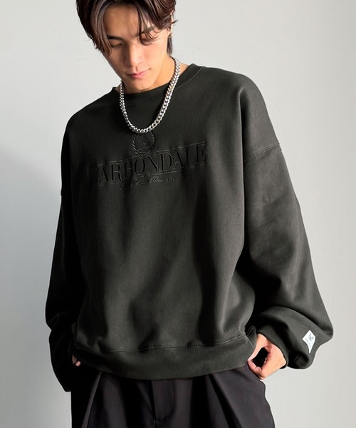 Classical Origin（クラシカルオリジン）の「【Classical Origin】刺繍カレッジロゴ裏起毛スウェット／Embroidered College Logo Fleece Sweatshirt（スウェット・メンズ・チャコール/オフホワイト・LARGE/MEDIUM/X-LARGE）」の20枚目の写真