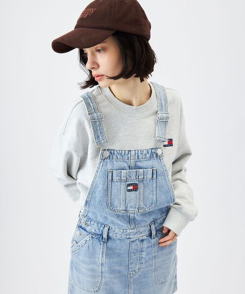 tommy jeans（トミー ジーンズ）の「リラックスバッジクルーネックトレーナー（スウェット・メンズ・ブラック/ライトグレー・X-LARGE/SMALL/LARGE/MEDIUM）」の14枚目の写真