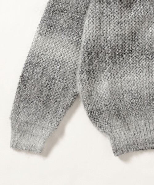 BEAMS T（ビームスティー）の「crepuscule / Mohair Mesh P/O（ニット/セーター・メンズ・シルバー・M/L/XL）」の4枚目の写真