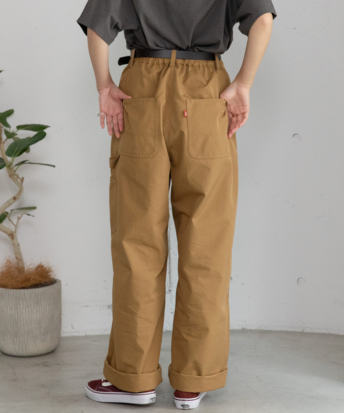 POU DOU DOU（プードゥドゥ）の「ペインターパンツ（その他パンツ・レディース・グリーン/ブルー系/ダークベージュ・M）」の8枚目の写真