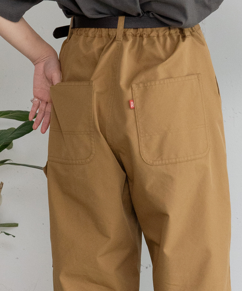 POU DOU DOU（プードゥドゥ）の「ペインターパンツ（その他パンツ・レディース・グリーン/ブルー系/ダークベージュ・M）」の9枚目の写真