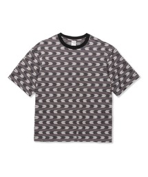 BORDER JACQUARD DROP SHOULDER CS