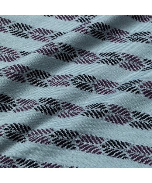 CALEE（キャリー）の「BORDER JACQUARD DROP SHOULDER CS（Tシャツ/カットソー・メンズ・ブルー/ブラック・MEDIUM/LARGE/X-LARGE）」の5枚目の写真