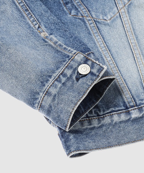 MASU（エムエーエスユー）の「MB DENIM JACKET USED（デニムジャケット・メンズ・インディゴブルー/ブラック・48/46）」の3枚目の写真