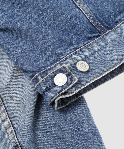 MASU（エムエーエスユー）の「MB DENIM JACKET USED（デニムジャケット・メンズ・インディゴブルー/ブラック・48/46）」の5枚目の写真