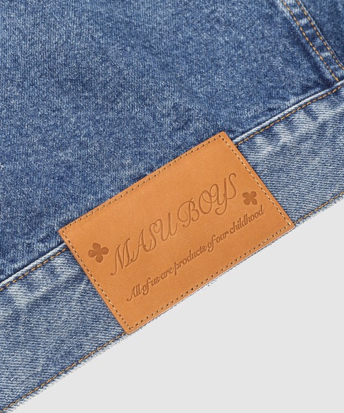 MASU（エムエーエスユー）の「MB DENIM JACKET USED（デニムジャケット・メンズ・インディゴブルー/ブラック・48/46）」の9枚目の写真