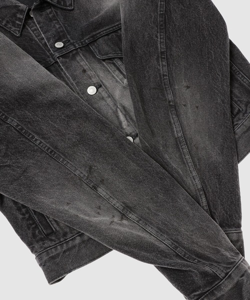 MASU（エムエーエスユー）の「MB DENIM JACKET USED（デニムジャケット・メンズ・インディゴブルー/ブラック・48/46）」の11枚目の写真