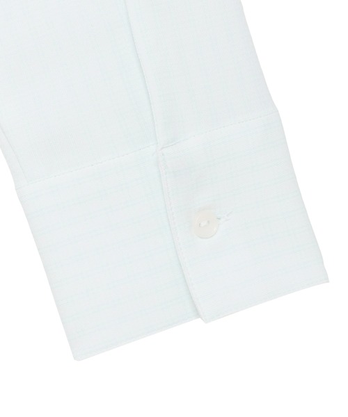 TOKYO SHIRTS（トウキョウシャツ）の「COFREX  スタンド ビジューブラウス 長袖 レディースデザインシャツ（シャツ/ブラウス・レディース・サックスブルー・S/M/L/LL/XL）」の4枚目の写真