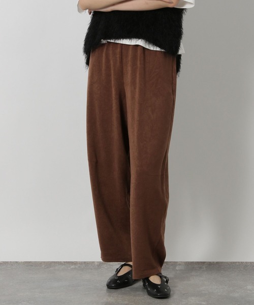 LAKOLE（ラコレ）の「フィブリルイージーパンツ / 580006（その他パンツ・レディース・ブラック/ブラウン/パープル・FREE）」の3枚目の写真