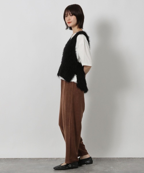 LAKOLE（ラコレ）の「フィブリルイージーパンツ / 580006（その他パンツ・レディース・ブラック/ブラウン/パープル・FREE）」の19枚目の写真