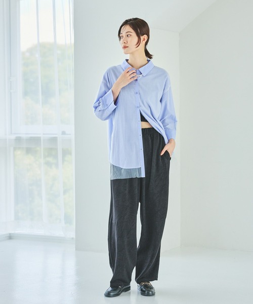 LAKOLE（ラコレ）の「フィブリルイージーパンツ / 580006（その他パンツ・レディース・ブラック/ブラウン/パープル・FREE）」の4枚目の写真