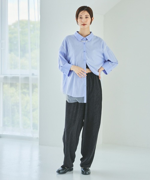 LAKOLE（ラコレ）の「フィブリルイージーパンツ / 580006（その他パンツ・レディース・ブラック/ブラウン/パープル・FREE）」の5枚目の写真