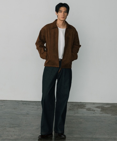 LURAKU（ルラク）の「〇【LURAKU】Open Neck Short Length Tee / LURAKU オープンネック短丈Tシャツ（Tシャツ/カットソー・メンズ・オフホワイト/ブラック・L/M/S）」の9枚目の写真