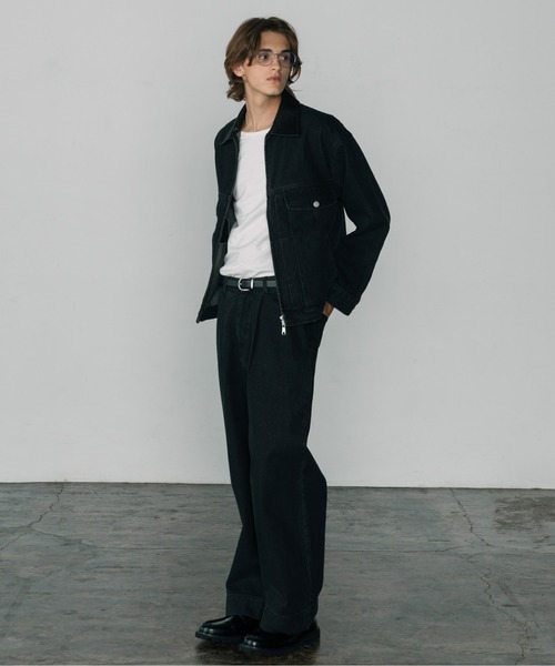 LURAKU（ルラク）の「〇【LURAKU】Open Neck Short Length Tee / LURAKU オープンネック短丈Tシャツ（Tシャツ/カットソー・メンズ・オフホワイト/ブラック・L/M/S）」の10枚目の写真