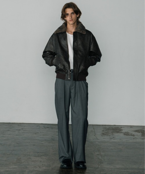 LURAKU（ルラク）の「〇【LURAKU】Open Neck Short Length Tee / LURAKU オープンネック短丈Tシャツ（Tシャツ/カットソー・メンズ・オフホワイト/ブラック・L/M/S）」の11枚目の写真