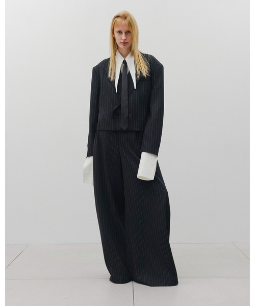 Juha（ユハ）の「EXTREME WIDE EASY PANTS（スラックス・メンズ・ブラック・2/3/4）」の10枚目の写真