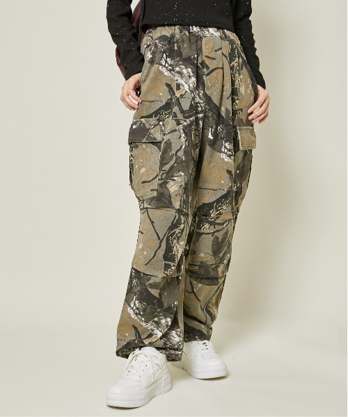 セール】《ユニセックス対応×迷彩カーゴ》レディース メンズ