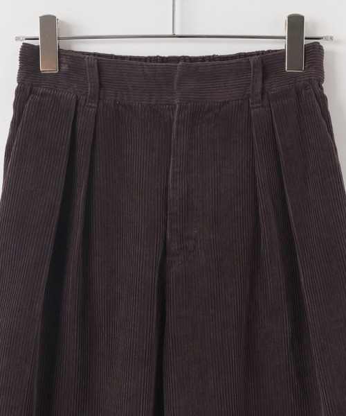 LOWRYS FARM（ローリーズファーム）の「コーデュロイワイドパンツ　575172（その他パンツ・レディース・アイボリー/グレー/ブラウン/ピンク・MEDIUM/LARGE）」の9枚目の写真