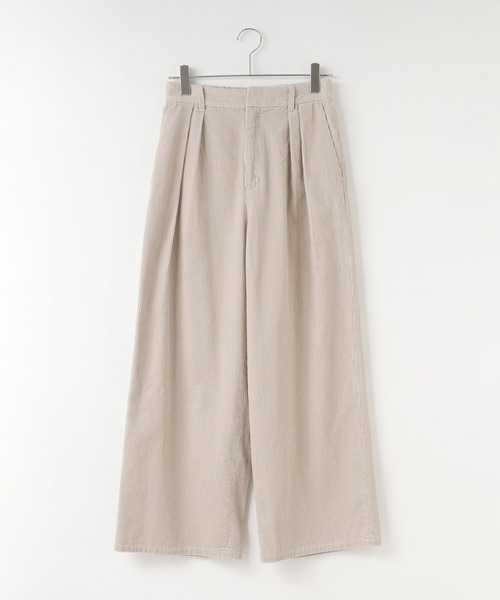 LOWRYS FARM（ローリーズファーム）の「コーデュロイワイドパンツ　575172（その他パンツ・レディース・アイボリー/グレー/ブラウン/ピンク・MEDIUM/LARGE）」の22枚目の写真