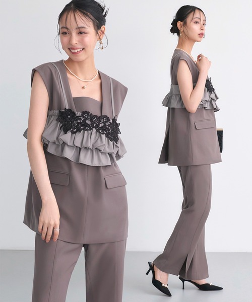 セール】オケージョンドレス 結婚式 ｜ ベスト ＆ ビスチェ