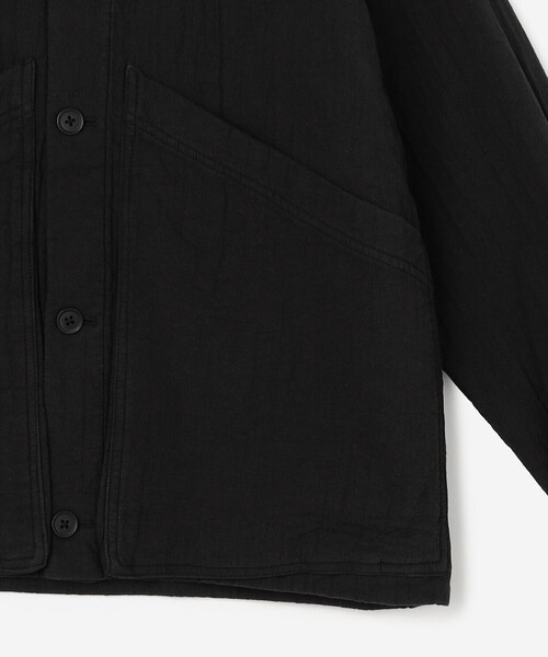 Bshop(ビショップ)の「7115 by SZEKI | リネンコットン シャツジャケット WOMEN(カバーオール・レディース・ブラック・XS)」の18枚目の写真