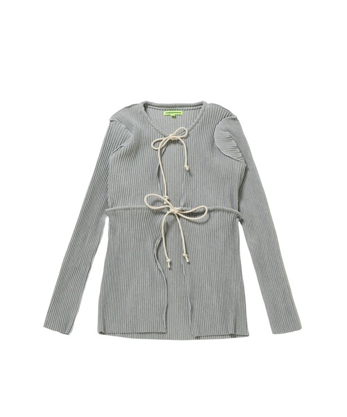 kotohayokozawa（コトハヨコザワ）の「kotohayokozawa CRISP ROPE CARDIGAN TDX5A-CP-CR（カーディガン/ボレロ・レディース・ブラック/グレー/ホワイト/ベージュ・FREE）」の4枚目の写真