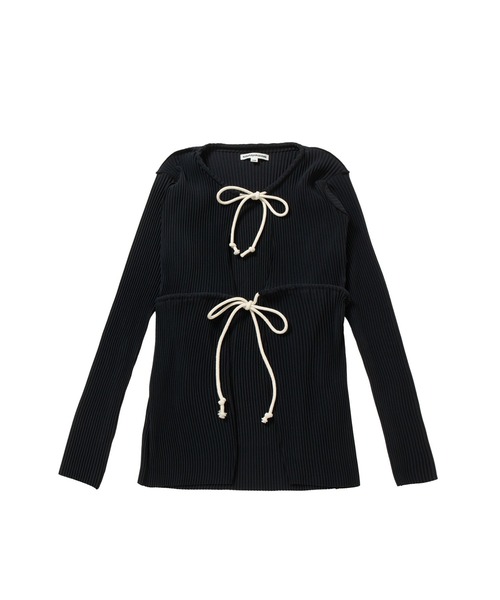 kotohayokozawa（コトハヨコザワ）の「kotohayokozawa CRISP ROPE CARDIGAN TDX5A-CP-CR（カーディガン/ボレロ・レディース・ブラック/グレー/ホワイト/ベージュ・FREE）」の3枚目の写真