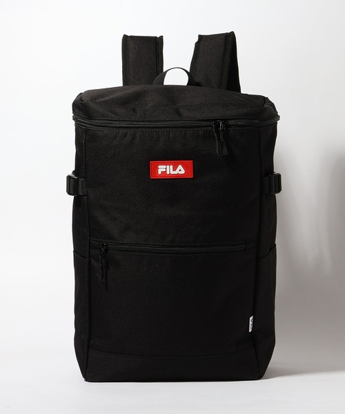 FILA（フィラ）の「【FILA/フィラ】スクエアデイパック（バックパック/リュック・メンズ・トリコロール/ブラック/ブラック系その他・FREE）」の8枚目の写真