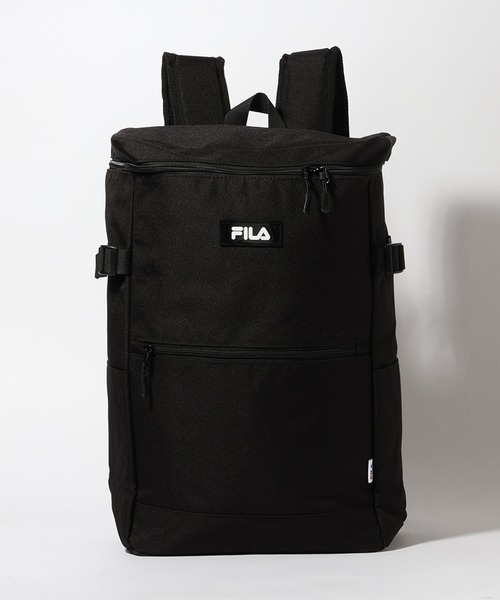 FILA（フィラ）の「【FILA/フィラ】スクエアデイパック（バックパック/リュック・メンズ・トリコロール/ブラック/ブラック系その他・FREE）」の10枚目の写真