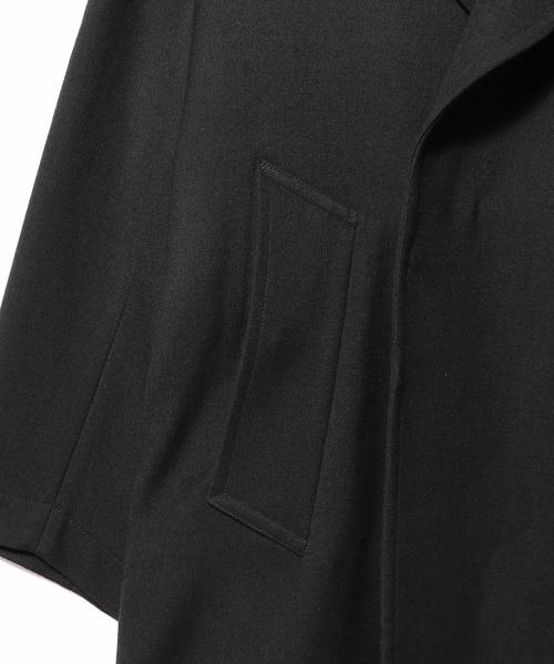 onegravity(ワングラビティ)の「onegravity / ダブルブレステッド サイドジップコート(ステンカラーコート・メンズ・ブラック・MEDIUM/LARGE)」の11枚目の写真