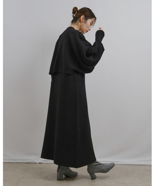 ボレロセットニットワンピース Palm Riche│Eimee Law & LHELBIE 公式